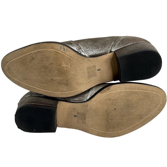 Seychelles Boots Womens Size 8 Brown Metallic Ankle bootie Leather - Picture 11 of 13